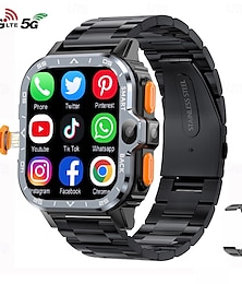 abordables -Reloj inteligente Android IMOSI PGDWATCH para hombres GPS almacenamiento de 16G/64G ROM cámara dual HD NFC tarjeta SIM 2G 4G WIFI acceso rápido a Internet versión euroasiática