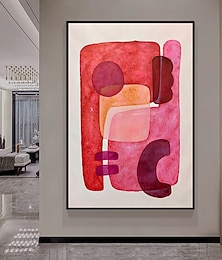 abordables -Peintures à l'huile abstraites faites à la main sur toile de Mintura, art mural moderne, décoration de chambre, image pour la décoration de la maison, peinture roulée sans cadre, non étirée