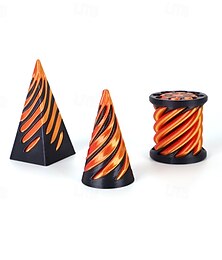levne -3 balení nemožné conespiral cone fidget hračka nemožná pyramida passthrough hračka3D tištěný spirálový kužel fidget hračka mini vortex vlákno iluze desktop deco suvenýr dárek pro úzkost relaxační