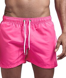 voordelige -Voor heren Lange zwembroeken Zwemshorts Boardshorts Badpak Trekkoord Mesh voering Met zakken Zwemmen Surfen Strand Watersport Effen Zomer Lente