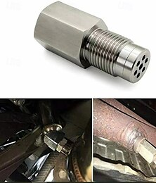 voordelige -18 x 1.5 auto-onderdelen o2-sensoradapter lambdasonde-eliminator-extender o2-sensor-afstandhouder met mini-katalysator