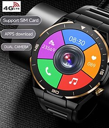 abordables -Reloj inteligente Android Imosi PG888 para hombre, 2 GB/32 GB de almacenamiento, cámara dual HD, NFC, tarjeta SIM 2G y 4G, acceso inalámbrico a Internet rápido, versión euroasiática
