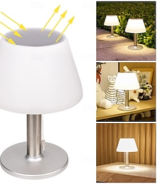 abordables -lampe de bureau solaire rétro - lampadaire d'extérieur étanche pour bar, jardin, terrasse, villa, bar