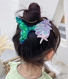 economico -Bambino Da ragazza Accessori per capelli Attivo Dolce Feste Compleanno Sirena Bianco Rosa
