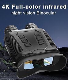 halpa -4k-täysvärinen infrapuna-pimeänäkökiikarit 36 megapikselin uhd-mikrovalotehostettu 10x optinen 8x digitaalinen zoom cmos-anturi metsästykseen  & ampuminen sopii ystävänpäivän joululahjoiksi