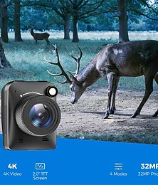 economico -Fotocamera timelapse 4k 32mp mini fotocamera digitale impermeabile fotocamera timelapse fhd per esterni