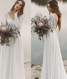 economico -Abiti da Sposa Abito Ball Gown Scollo a V Spalline Regolari Coda Cappella in Raso Abiti Sposa con Pieghe Arricciate
