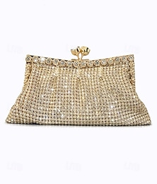 abordables -sac à main femme vert strass – sac de soirée vintage en cristal pour mariages, fêtes et événements officielscouleur argent noir or