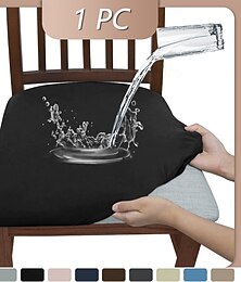 abordables -housses de siège de chaise, housses de siège de chaise de salle à manger avec attaches, housses de chaise en jacquard extensible protecteurs pour chaises de cuisine de salle à manger