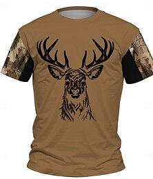 billiga -Pojkar 3D Grafisk Varje T-shirt Kortärmad Sommar Vår Mode Grundläggande Barn 4-12 år Rund hals Utomhus Ledigt Dagligen Normal