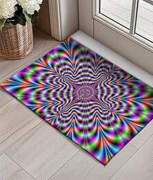 economico -zerbino 3d vortice cucina tappetino tappetino antiscivolo tappeto antiolio tappeto interno ed esterno arredamento camera da letto tappetino bagno tappeto ingresso illusione ottica