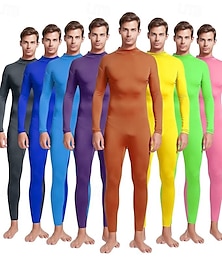 preiswerte -Zentai-Anzüge Cosplay Kostüm Ganzkörperanzug Karnevalskostüm Ganzkörperanzug Herren Damen Sex Einfarbig Elasthan Lycra Kostüm für Weihnachten Halloween Karneval Erwachsene