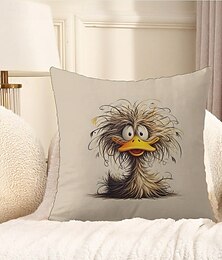 economico -federa per cuscino decorativo da lancio 1 pz animale divertente morbido quadrato federa per cuscino per camera da letto soggiorno divano poltrona