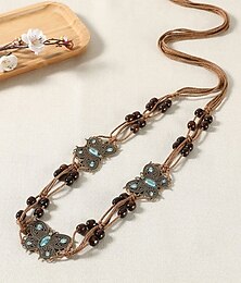 abordables -Cinturón bohemio de piel sintética con colgante de turquesa y borlas: accesorio decorativo ajustable para la cintura para mujer, perfecto para vestidos, festivales y atuendos casuales