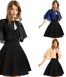 economico -scialli e mantelle da donna per abiti da sera, scialle in chiffon, mantelline, sciarpe, damigelle d'onore, invitati a nozze