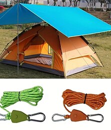 economico -tenditore per corda di fissaggio per tenda da campeggio, puleggia per corda antivento, ganci a cricchetto, gancio per corda da tenda