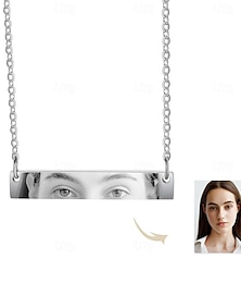 preiswerte -Personalisierte Augenfoto – das beste Geschenk für Mama – Hochzeitskette für Frauen anpassbar mit Ihrem Augenbild perfektes Erinnerungsstück