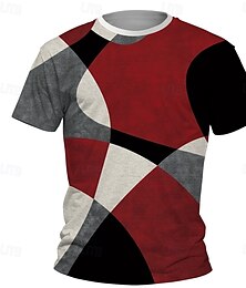economico -Da ragazzo 3D Pop art maglietta T-shirt Manica corta Estate Primavera Di tendenza Essenziale Bambino 4-12 anni Girocollo Esterno Informale Giornaliero Standard