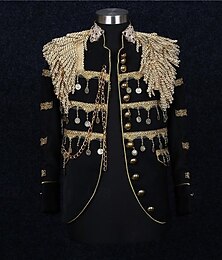 economico -Retrò Vintage Rococò Cappotto Mascherata Giacca da circo Principe Aristocratico Costume Per uomo Reale Carnevale Mascherata Evento / Festa Adulti Cappotto Primavera Autunno & Inverno