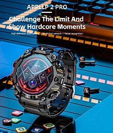 economico -LOKMAT APPLLP 2 PRO Orologio intelligente 1.508 pollice Cellulare Smart Watch 3G 4G Bluetooth Pedometro Avviso di chiamata Monitoraggio frequenza cardiaca Compatibile con Android iOS Da donna Da uomo