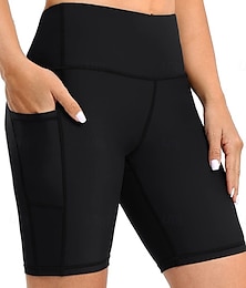 abordables -Femme Maillots de Bain Caleçon extensible Maillot de bain Taille haute Vacances Tenues de plage Couleur unie Sans Manches Maillots de bain