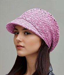 halpa -naisten virkattu aurinkohattu pitsisuunnittelulla | tyylikäs kevyt hattu kesäksi | täydellinen ulkoiluun ja vapaa-aikaan