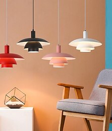 economico -lampada a sospensione ph5 con lampadina colorata lampada a sospensione moderna minimalista ufo illuminazione da soffitto adatta per soggiorno sala da pranzo sala da pranzo 110v-220v