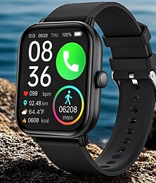 economico -Orologio intelligente Cardica per uomini con monitor della glicemia chiamata Bluetooth monitoraggio della frequenza cardiaca e della pressione sanguigna fitness tracker impermeabile IP67