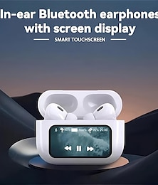 Недорогие -Беспроводные наушники Bluetooth 5.4 TWS спортивные наушники с LCD цветным экраном и шумоподавлением