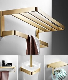 economico -portasciugamani in ottone spazzolato, portasciugamani da bagno, portasciugamani da parete, accessori da bagno in ottone, mensola da bagno, portasciugamani, portasciugamani, accessori da bagno