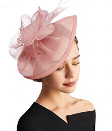 economico -cappelli da donna, cappelli da festa da tè, cappelli vintage a scatola di pillole, fascia per capelli da cocktail