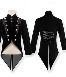 levne -Punk a gotika Středověké Steampunk Kabát Maškarní Upír Morový doktor Pánské Královský Steampunk Karneval Plesová maškaráda Párty Dospělé Kabát