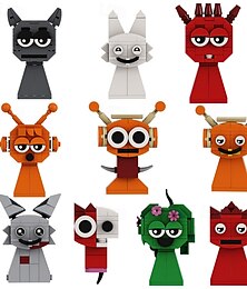 voordelige -sprunki bouwstenen set sprunki speelgoed actiefiguur diy model kit voor jongens meisjes 8-14 creatieve horror muziek spel rol voor fans volwassenen kerst decoratie verzamelobject cadeau