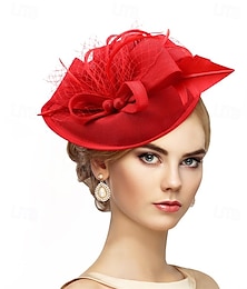 economico -cappello da festa del tè fascinator - 2025 cappello da festa del tè alto kentucky derby pillbox copricapo anni '20 per donna donna ragazza