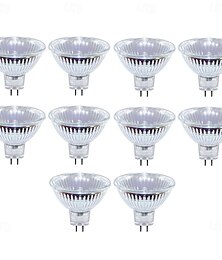 economico -10 Pezzi 50 W Lampadine alogene 680 lm GU5.3 MR16 1 Perline LED 12 V