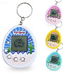 abordables -mini console de jeu électronique pour animaux de compagnie virtuels pour enfants, jouet porte-clés pour machine électronique portative pour animaux de compagnie elfe nourrissant