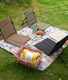 levne -1ks venkovní kempingová opěrka židle pohodlná a podpůrná přenosná opěrka židle pro outdoorové aktivity nastavitelná opěrka zad pro relaxační sezení ideální pro kempování, turistiku a pikniky