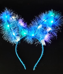 economico -fascia per capelli con corona di fiori illuminata a led per carnevale, cerchietto per capelli luminoso per donne, ragazze, bambini, festival, concerti, feste &accessorio del costume
