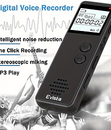 voordelige -digitale voice recorder stem geactiveerde recorder ruisonderdrukking dictafoon mp3 speler hd opname 10u continue opname