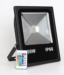 abordables -1 pièce 50 W Appliques Murales Extérieures Projecteur LED Lumières de pelouse Télécommandé Variable Décoratif Changer 220-240 V 110-120 V Cour Jardin Convient pour vases et aquariums 100 Perles LED