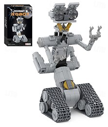 billiga -johnny 5 robotbyggsats johnny five robotmodellstam och pedagogisk presentset för pojkar 8-14(313 st)