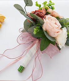 economico -Fiori da polso da matrimonio Bouquet Matrimonio  Evento  Festa Stile fiore PVC (cloruro di polivinile)