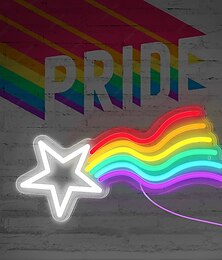 abordables -Panneau lumineux mural à LED alimenté par USB – élégant &décor néon vibrant pour chambre, club et espaces extérieurs