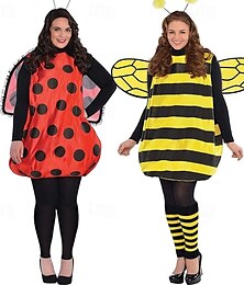 olcso -katicabogár Méhecske Farsangi jelmez Szerepjáték Jelmezek Vicces jelmezek Gyermek Felnőttek Női Lány Szerepjáték Teljesítmény Parti Halloween Farsang Álarcos mulatság Mardi Gras Könnyű farsangi jelmez