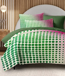 billiga -pointillism mönster påslakanset set mjukt 3-delat lyxigt sängkläder i bomull heminredning present tvilling full king queen size påslakan