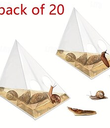 זול -מלכודת חלזונות חד פעמית 20 חבילות, מלכודת חלזונות יעילה פיתיון חלזונות, שבלול  & קוטל חלזונות לגינה, מלכודות בירה לוכדי חלזונות ידידותיים לסביבה
