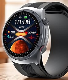 economico -orologio intelligente test pressione sanguigna pompa aria tipo airbag ecg preciso elettrocardiogramma monitoraggio temperatura contapassi compatibile bluetooth chiamata con android ios donne uomini lunga attesa