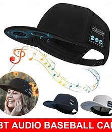 Недорогие -новая кепка с динамиком Bluetooth, регулируемая кепка Bluetooth, беспроводной смарт-динамик, кепка для спорта на открытом воздухе, бейсболка с микрофоном