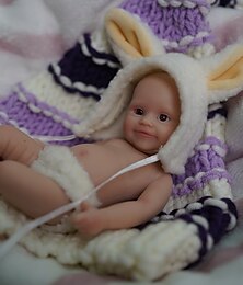 abordables -Muñecas gemelas en miniatura realistas reborn, hechas a mano, de silicona, con accesorios sorpresa incluidos para niños de 3 a 6 años - Juego de muñecas realistas para recién nacidos