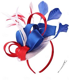 abordables -Fascinators en satin semblable à de la soie mariage élégant vintage avec pièce en tulle coiffe chapeau fascinateurs Derby robe de jour de course 2025